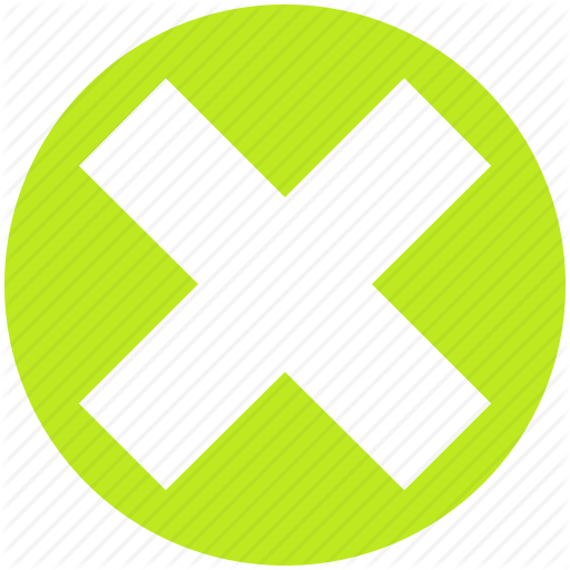 Cancel, Close, Cross, No, Reject Icon