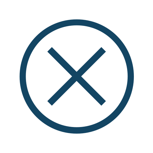 Close, No, Reject Icon