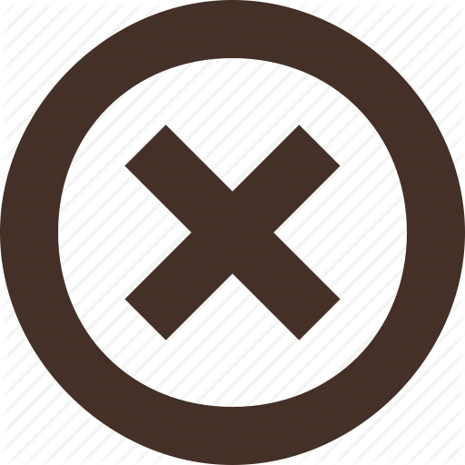 Cross, Decline, False, Reject Icon