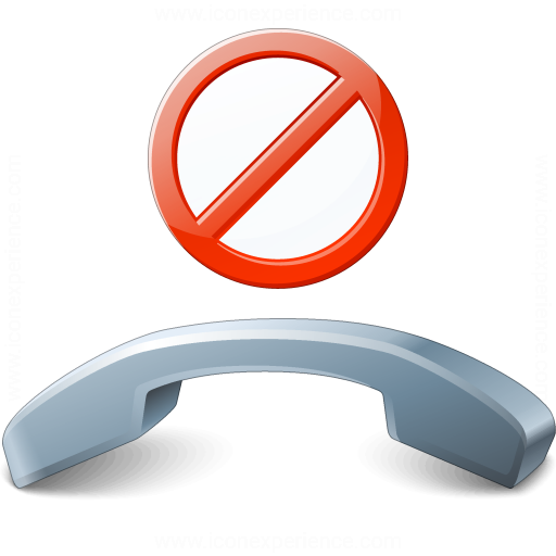 Iconexperience V Collection Phone Reject Icon