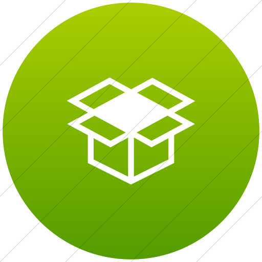 Flat Circle White On Green Gradient Ocha Humanitarians