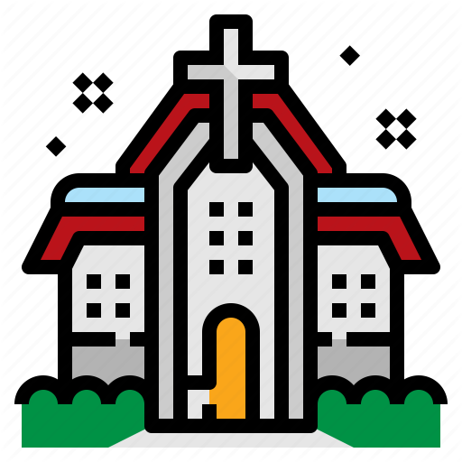 Christmas, Church, Cross, Religious Icon