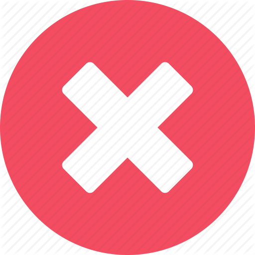 Action, Close, Delete, Erase, Remove Icon