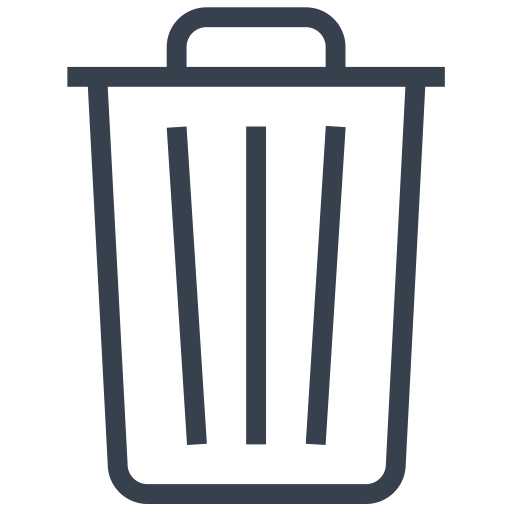 Trash, Delete, Remove Icon