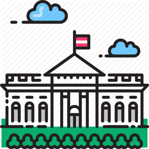 Landmark, Mansion, The White House, Washington, White House Icon