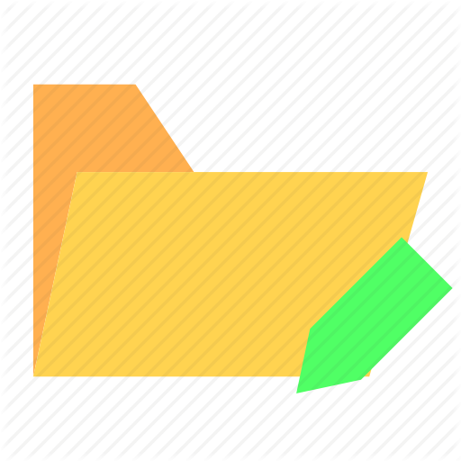 Change, Folder, Rename, Ui, Ux, Write Icon