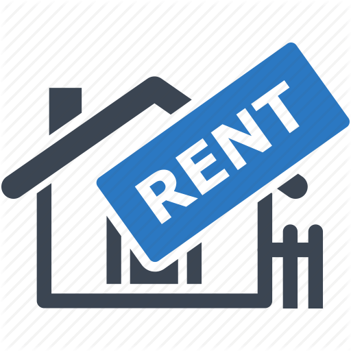 House, Real Estate, Rent Home, Rent Sign Icon