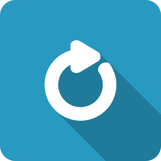 Replay Icon Free Of Media Player Long Shadow Icons