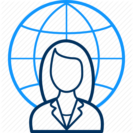 Country, Girl, Head, Representative, Seo, Support, Web Icon