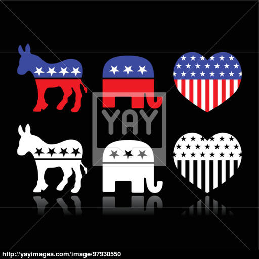 Usa Political Parties Symbols