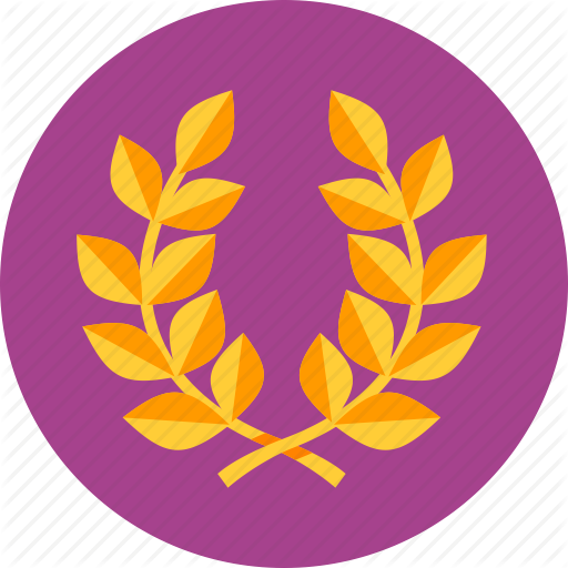 Achievement, Laurel Wreath, Reputation Management Icon