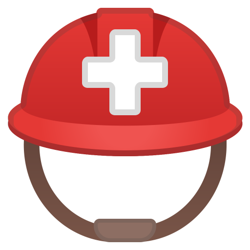 Rescue Workers Helmet Icon Noto Emoji Clothing Objects Iconset