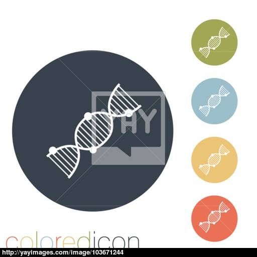 Dna Helix Medical Research Character Icon Vector