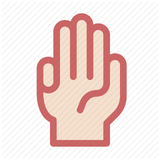 Finger, Four, Gesture, Gun, Hand, Respect Icon