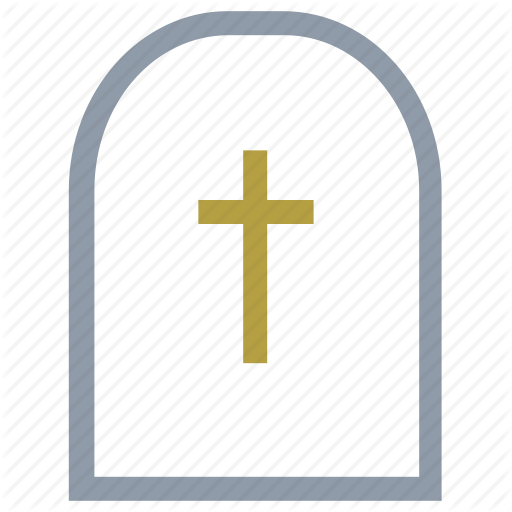 Gravestone, Graveyard, Headstone, Rest In Peace, Tombstone Icon