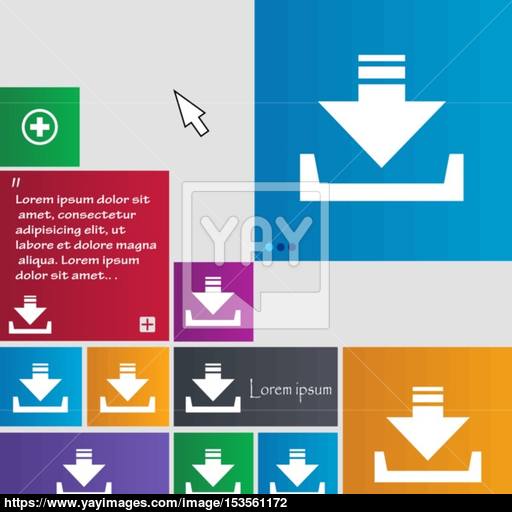 Restore Icon Sign Buttons Modern Interface Website Buttons