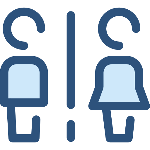 Man, People, Woman, Bathroom, Signaling, Humanpictos, Toilet