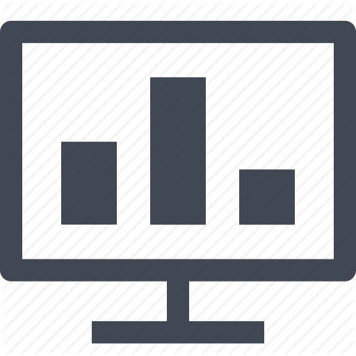 Data, Monitor, Online, Results Icon