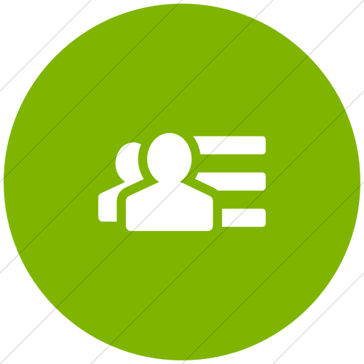 Flat Circle White On Green Foundation Results