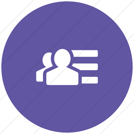 Flat Circle White On Purple Foundation Results