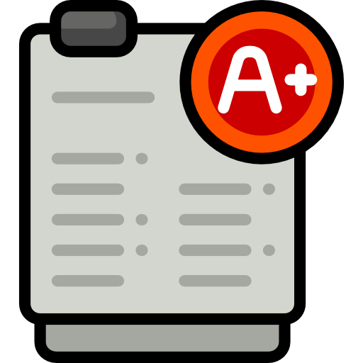 Result, Results, Exam, And Folders, File, Test, Education Icon