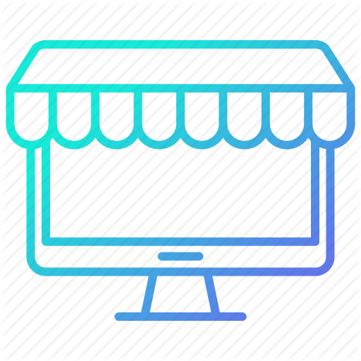 Market, Monitor, Online, Shopping And Retail, Store Icon