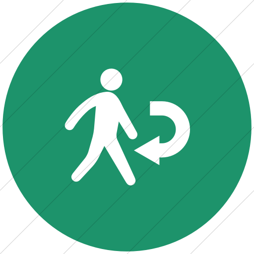 Flat Circle White On Aqua Ocha Humanitarians Crisis