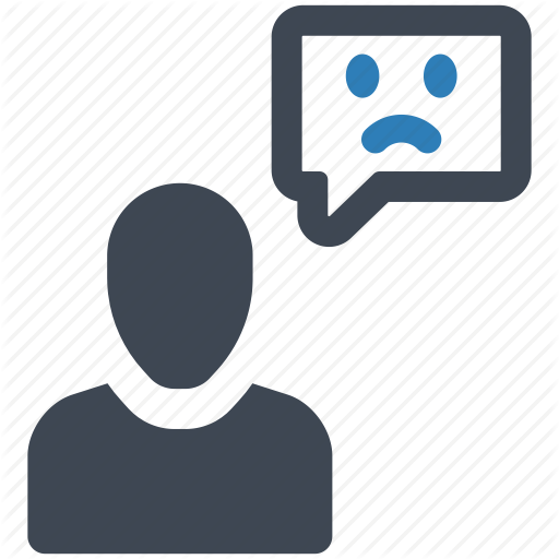 Bad, Customer, Review Icon