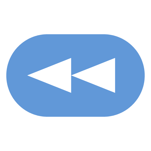 Rewind Button Flat Icon