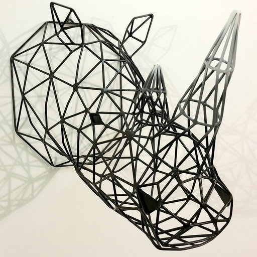 Black Rhino Sculpture
