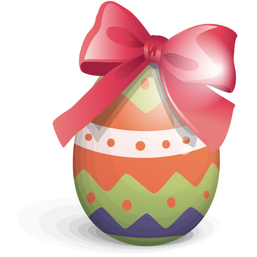 Easter Egg Ribbon Icon Free Icons Download