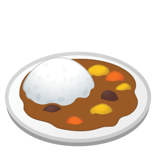 Curry Rice Icon Noto Emoji Food Drink Iconset Google