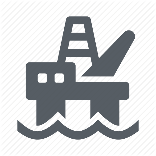 Drilling, Industry, Offshore, Oil, Platform, Rig Icon