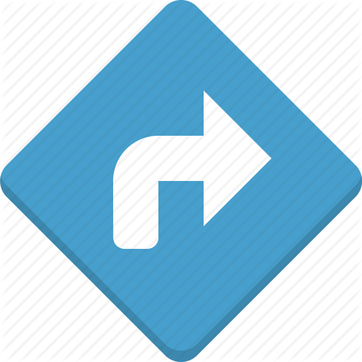 Right, Road Sign, Sign, Street Sign, Turn, Turn Right Icon