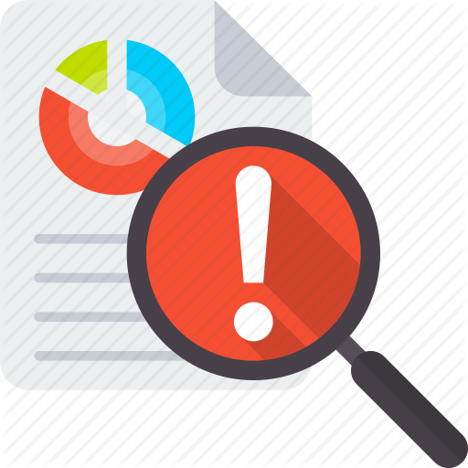 Analysis, Control, Document, Evaluation, Management, Risk Icon