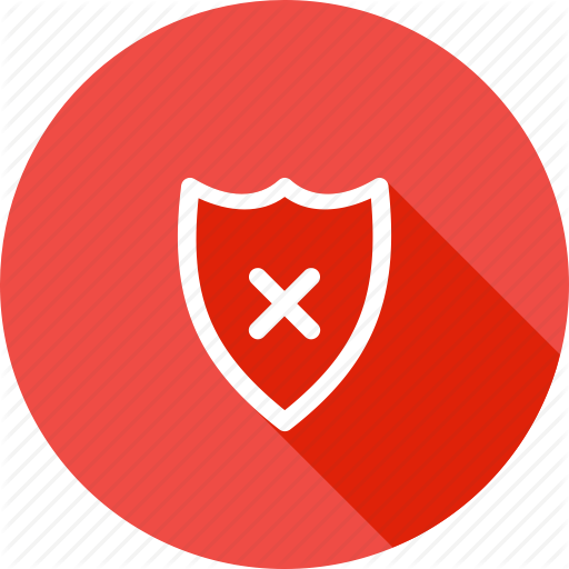 Firewall, Off, Risk, Safety, Shield, Unguard, Unsecure Icon