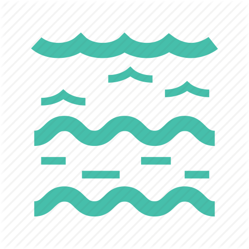 Creek, Lake, Pond, Rapids, River, Stream, Water Icon