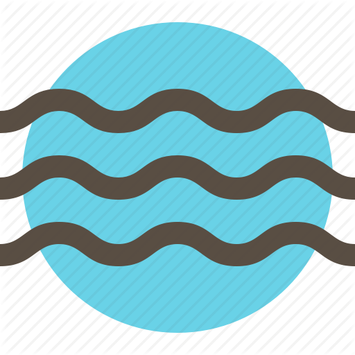Lake, River, Water, Wave Icon