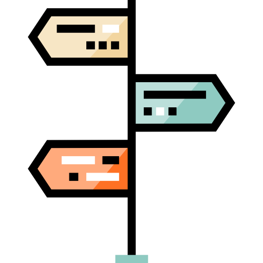 Panel, Direction, Road Sign Icon