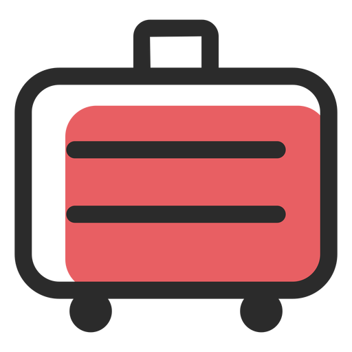 Travel Suitcase Colored Stroke Icon