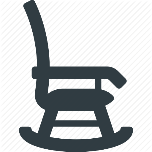 Chair, Furniture, Interior, Retro, Rocking Icon