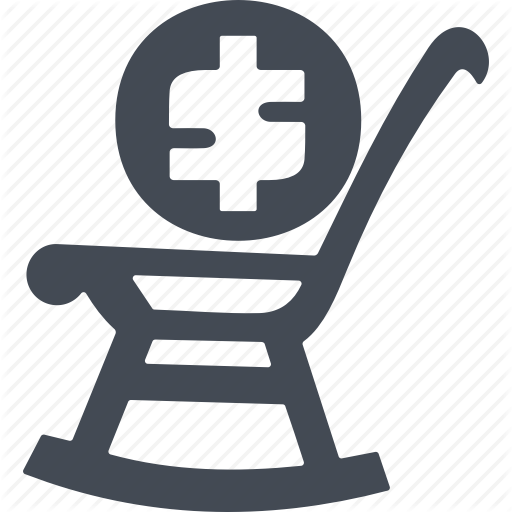 Deserved Rest, Recreation, Retirement Savings, Rocking Chair Icon