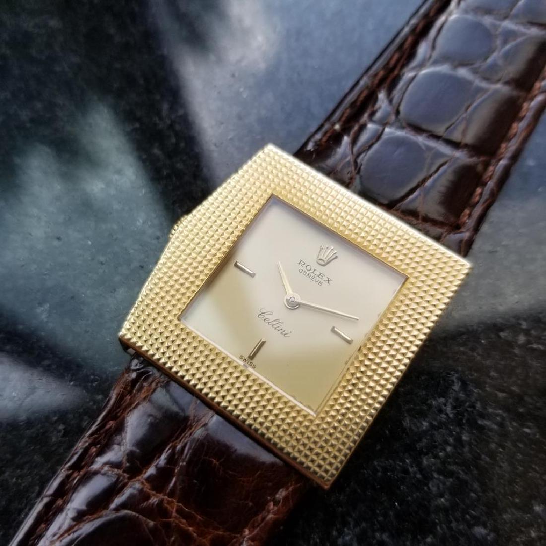 Rolex Men's Solid Gold Cellini King Midas