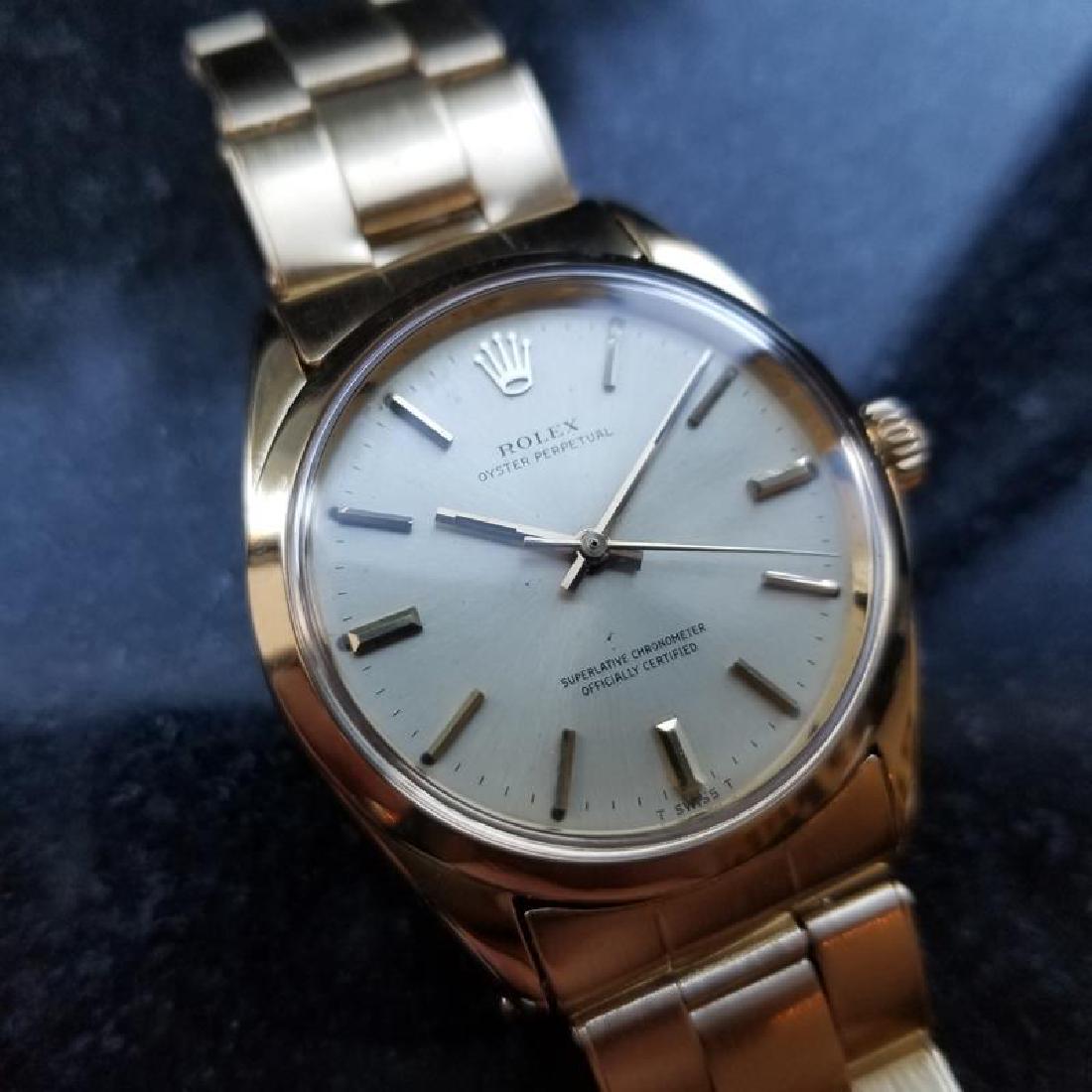 Rolex Men's Oyster Perpetual Gold Capped