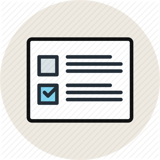 Checkboxes, Grid, Layout, List, Wireframe Icon