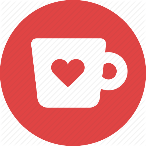 Beverage, Coffee, Cup, Heart, Mug, Tea Icon
