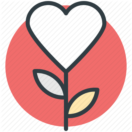 Heart Flowers, Love, Love Concept, Passion, Romantic Icon