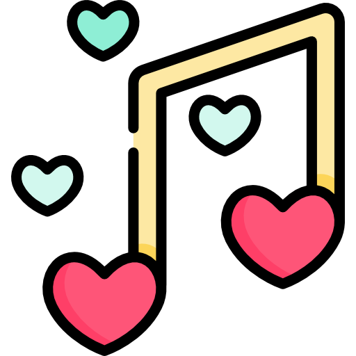 Romantic Music Free Vector Icon Designed
