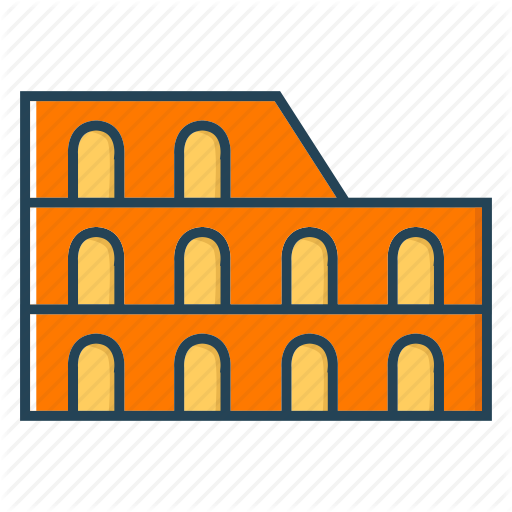 Archaeological Sites, Famous, Landmarks, Rome Icon