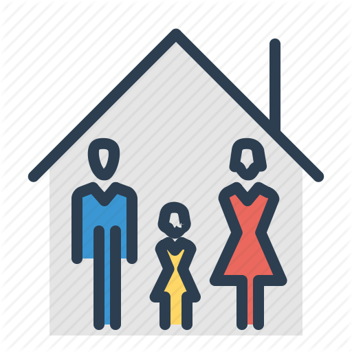 Apartment, Family, House, Property, Roof Icon